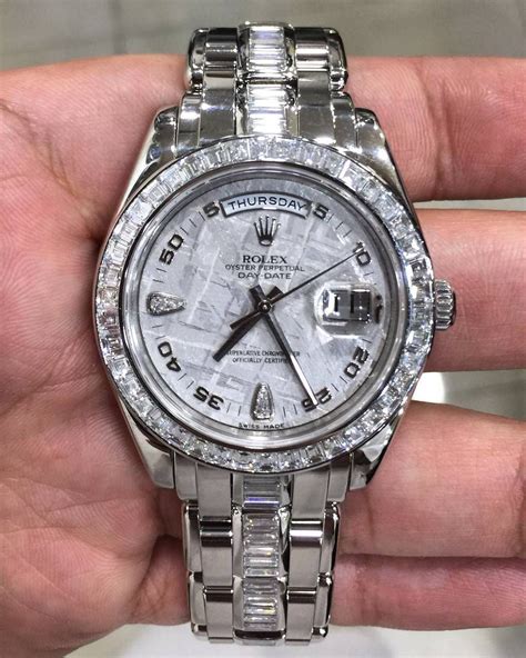 rolex pearlmaster full diamond|rolex platinum masterpiece with diamonds.